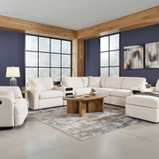 Modmax 6-Piece Sectional with Storage Chaise and Storage Console Oyster Option B