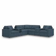 Modmax 7-Piece Balanced Sectional with Audio and Storage Consoles Default Title