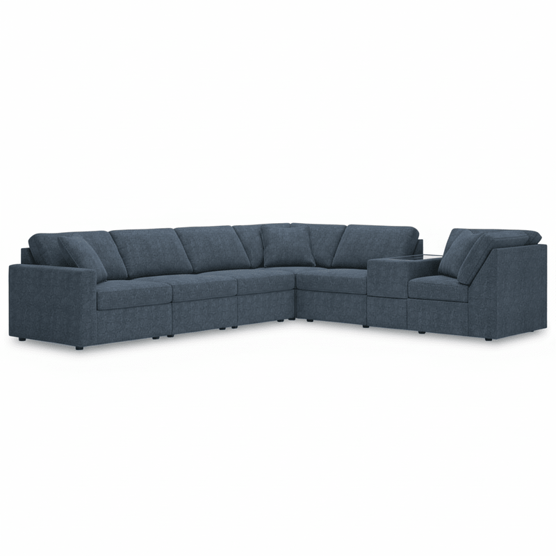 Modmax 7-Piece Sectional with Storage Console Option B