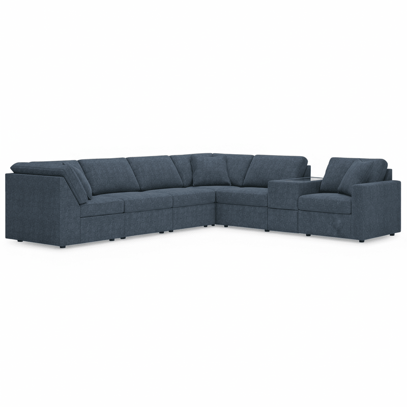 Modmax 7-Piece Sectional with Storage Console Option A