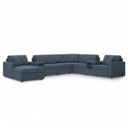 Modmax 8-PC Sectional with Chaise and Audio Consoles Option A