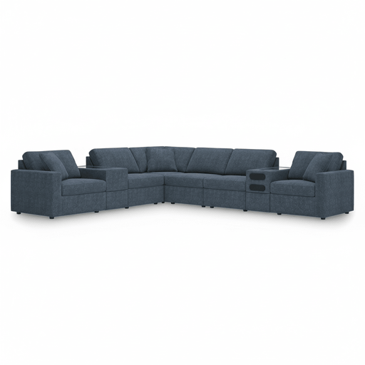 Modmax 8-Piece Sectional with Audio and Storage Consoles Default Title