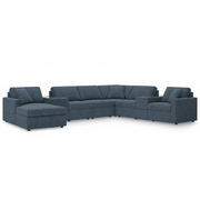 Modmax 8-Piece Sectional with Chaise and Storage Consoles Default Title