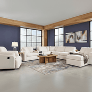 Modmax 8-Piece Sectional with Storage Chaise and Audio Consoles Oyster Option A