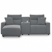 Modmax II 3-Piece Power Reclining Sectional with Chaise Left Chaise