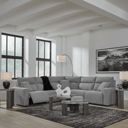 Modmax II 4-Piece Reclining Sectional with Chaise and Audio Console Option A