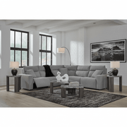 Modmax II 4-Piece Reclining Sectional with Chaise and Audio Console Option B