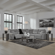 Modmax II 4-Piece Reclining Sectional with Chaise and Console Option A