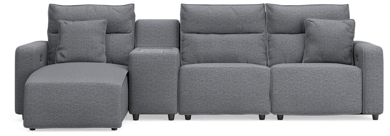 Modmax II 4-Piece Reclining Sectional with Chaise and Console Standard (v2)