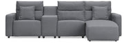 Modmax II 4-Piece Reclining Sectional with Chaise and Console Standard