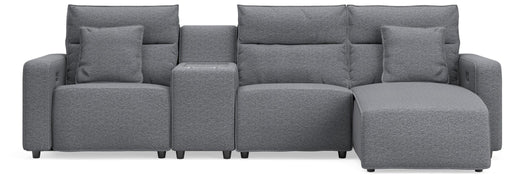 Modmax II 4-Piece Reclining Sectional with Chaise and Console Standard