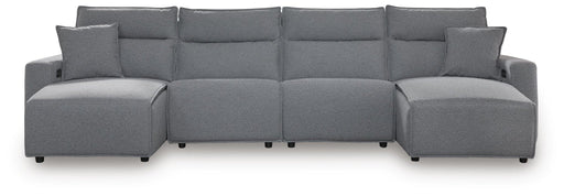 Modmax II 4-Piece Reclining Sectional with Double Chaise Default Title
