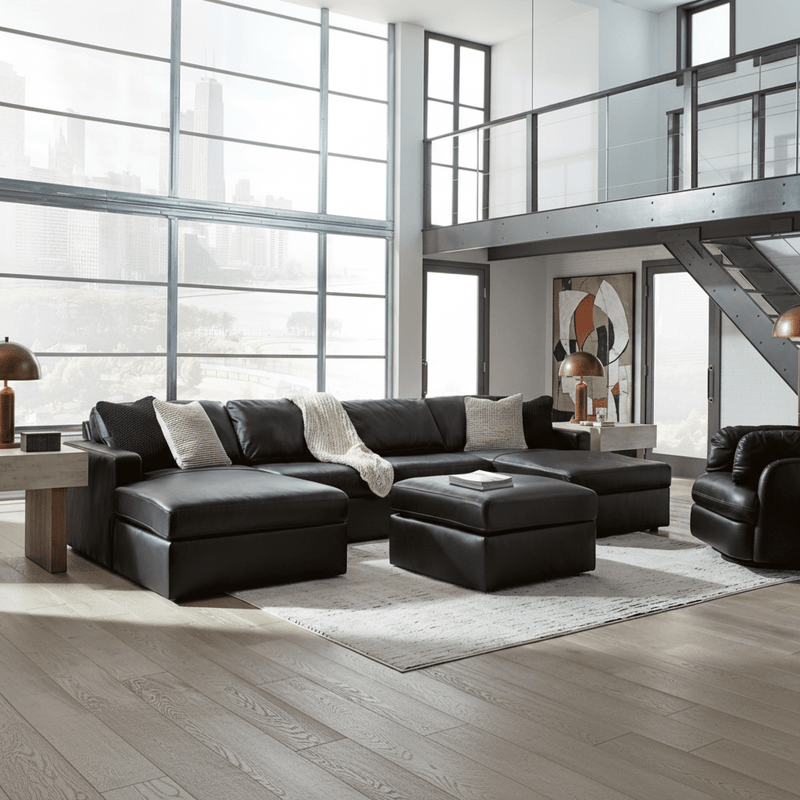 Modmax II 4-Piece Sectional with Chaise and Audio Console Option A