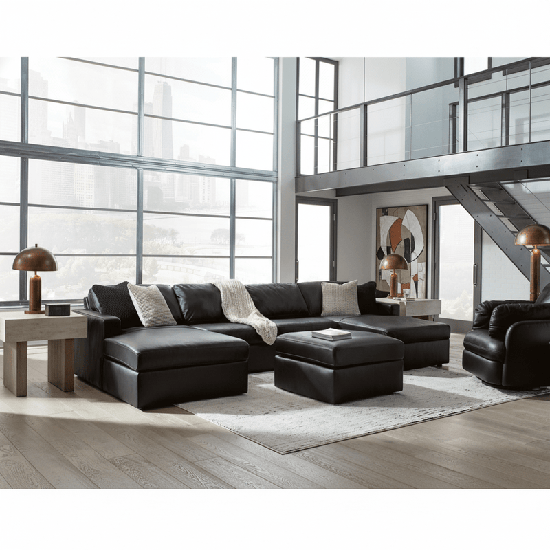 Modmax II 5-Piece Double Chaise Sectional with Audio Console Option B
