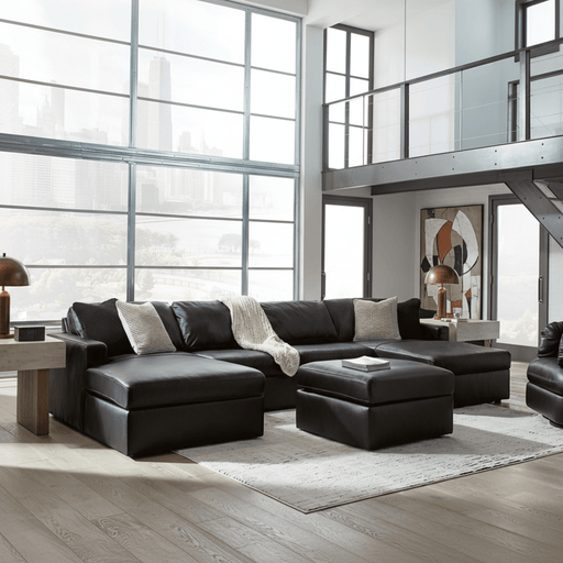 Modmax II 5-Piece Double Chaise Sectional with Audio Console Option A