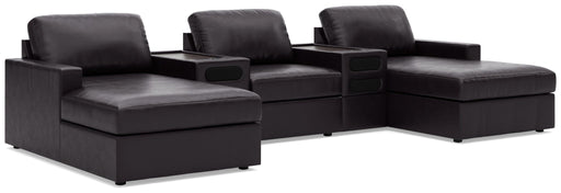 Modmax II 5-Piece Double Chaise Sectional with Audio Consoles Default Title