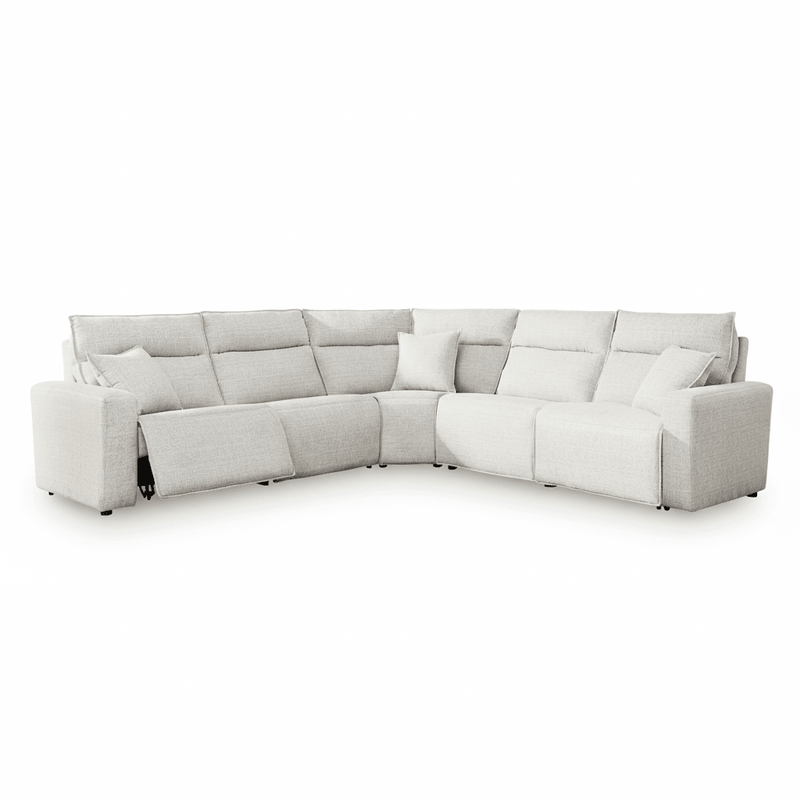 Modmax II 5-Piece Power Reclining Sectional White