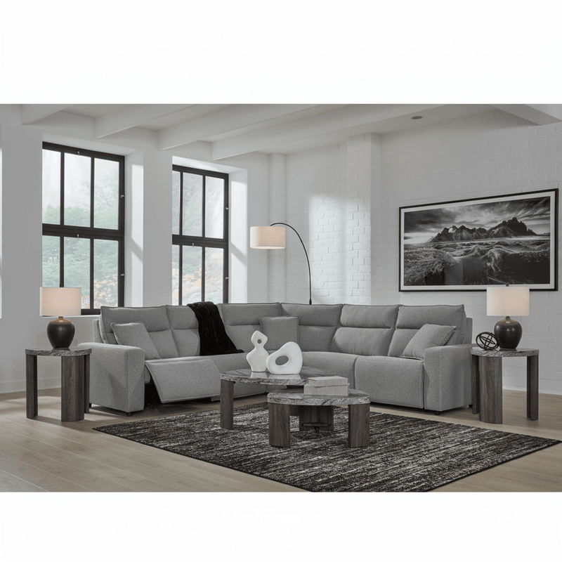 Modmax II 5-Piece Reclining Sectional with Audio Consoles Default Title