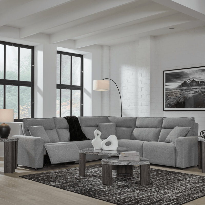 Modmax II 5-Piece Reclining Sectional with Consoles Default Title