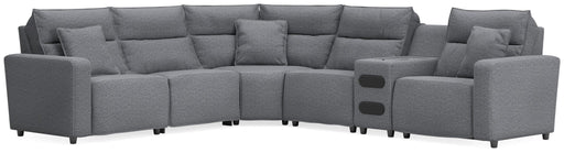 Modmax II 6-Piece Reclining Sectional with Audio Console Default Title