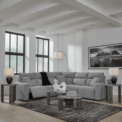 Modmax II 6-Piece Reclining Sectional with Audio Console Default Title