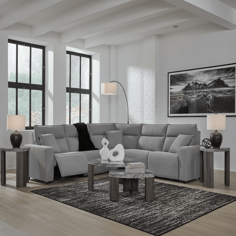 Modmax II 6-Piece Reclining Sectional with Chaise Option A