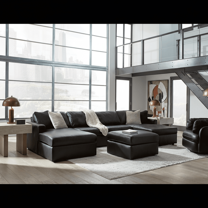 Modmax II 6-Piece Sectional with Audio Console Option B