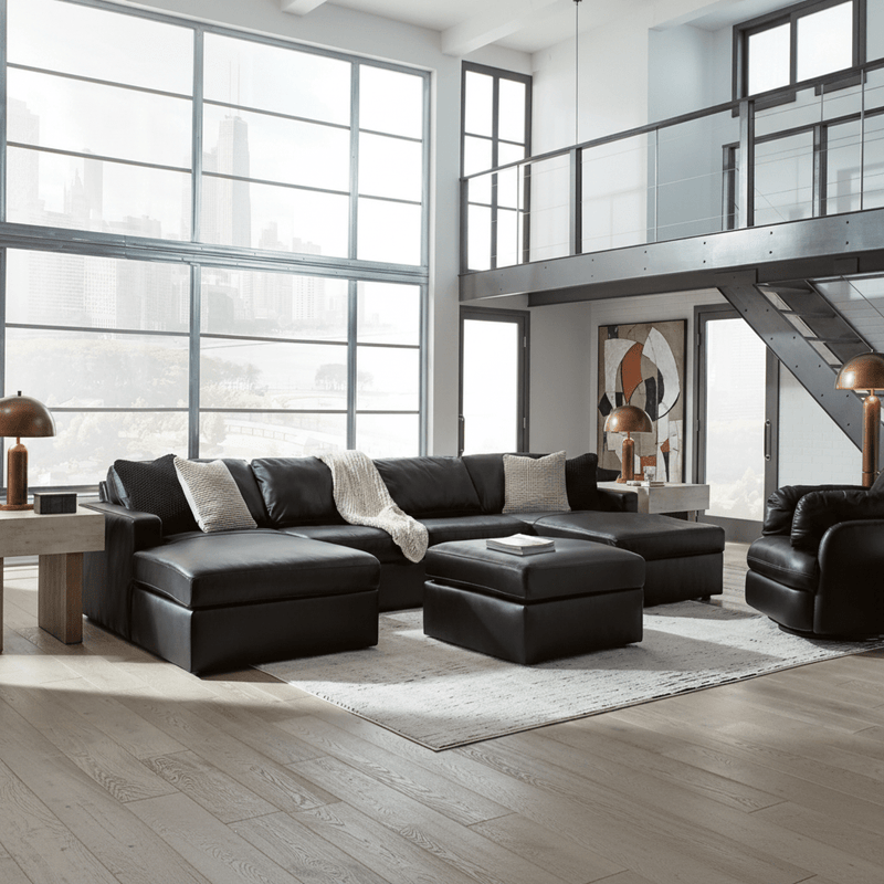 Modmax II 6-Piece Sectional with Chaise and Audio Console 109" Option B