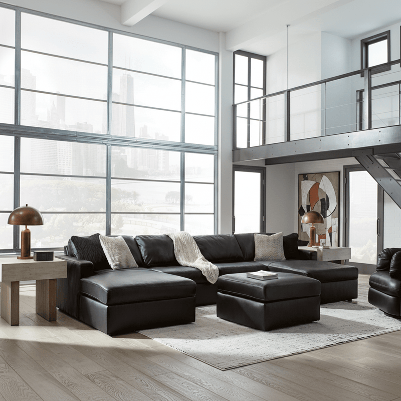 Modmax II 6-Piece Sectional with Chaise and Audio Console 125" Option B