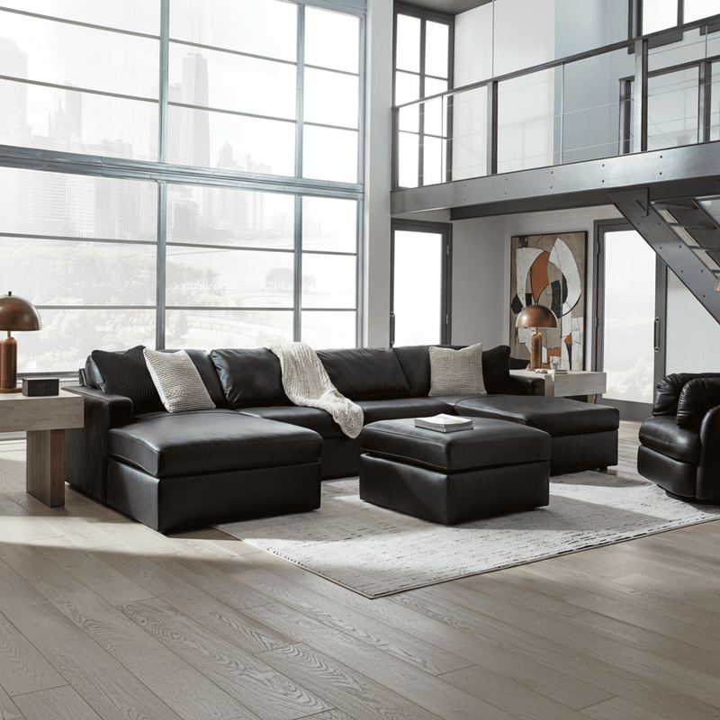 Modmax II 7-Piece Balanced Sectional with Audio and Storage Consoles 158"