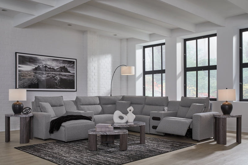 Modmax II 7-Piece Power Reclining Sectional with Audio Consoles