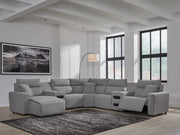 Modmax II 7-Piece Power Reclining Sectional with Audio Consoles