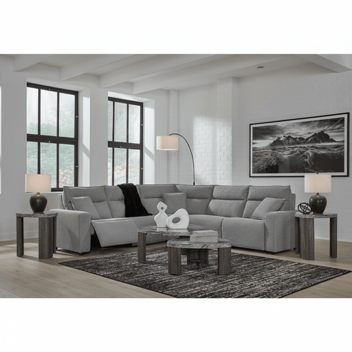 Modmax II 7-Piece Reclining Sectional with Chaise and Consoles Option A