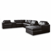 Modmax II 8-Piece Sectional with Chaise and Audio Consoles Left Chaise 125"