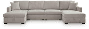 ModMax Luxe 4-Piece Double Storage Chaise Sectional Default Title