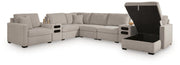 ModMax Luxe 8-Piece Sectional with Storage Chaise and Audio Consoles Standard (v2)