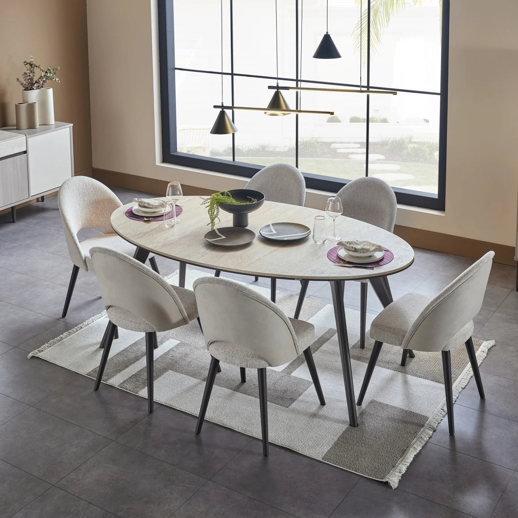 Mona Dining Set by Bellona - Berre Furniture