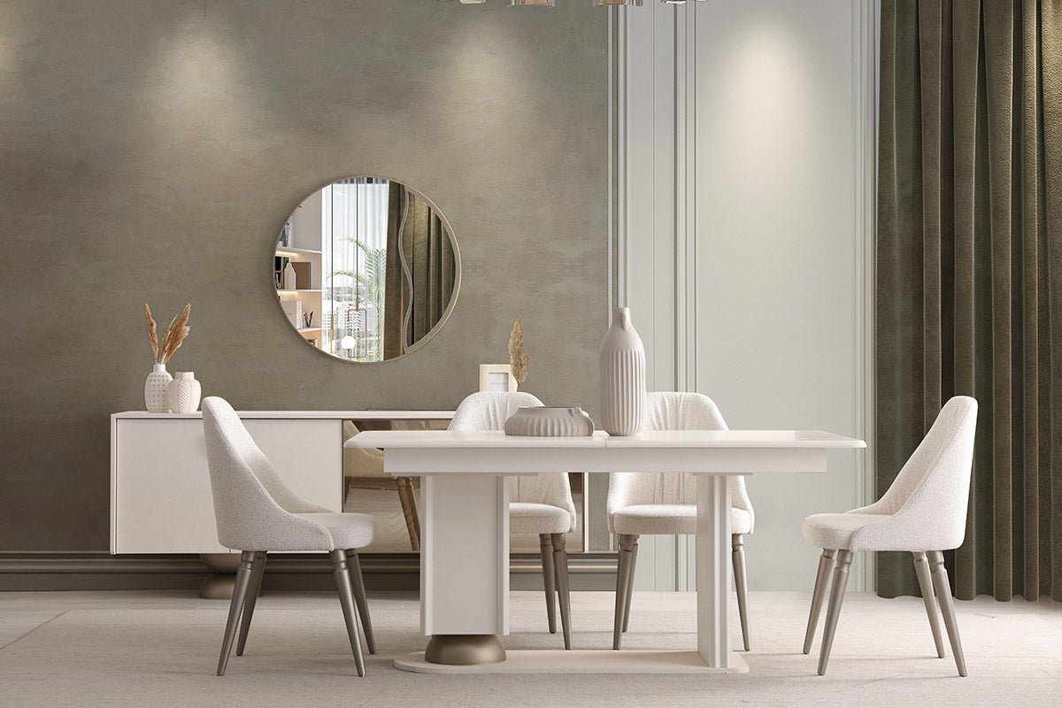 Mono Dining Table + 6 Chairs - Berre Furniture