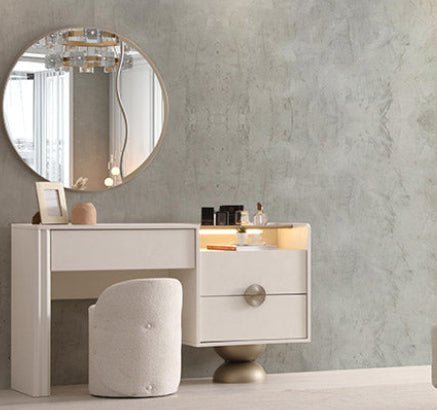 Mono Vanity Dresser + Mirror - Berre Furniture