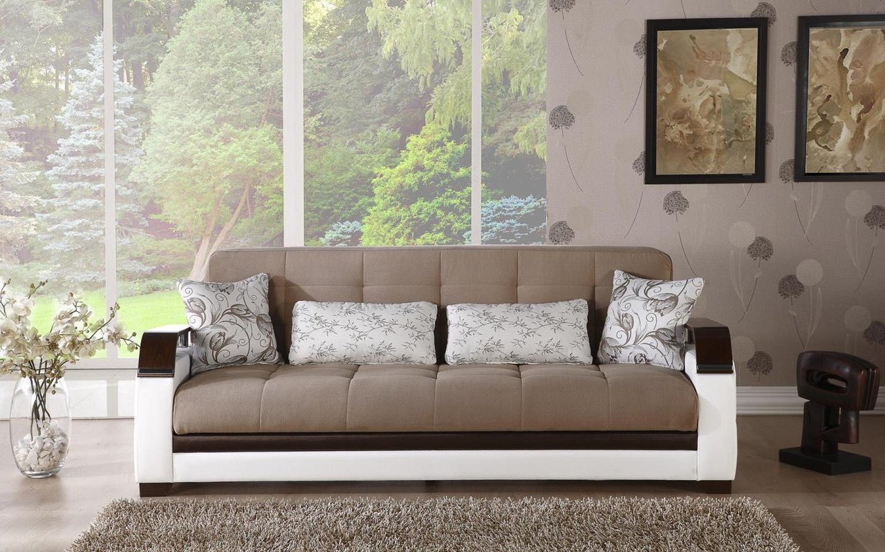 Natural Living Room Set Sofa Loveseat Armchair by Bellona