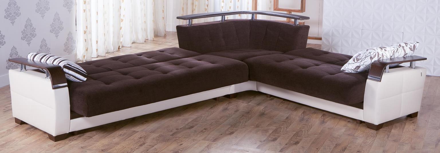 NATURAL SECTIONAL - (COLINS BROWN) - Berre Furniture