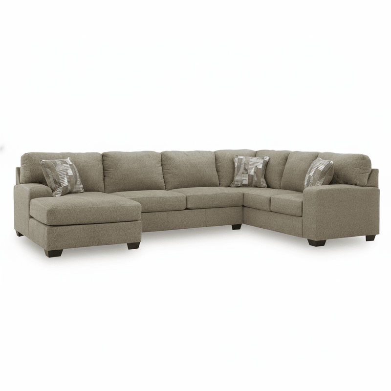 Newellen 3-Piece Sectional with Chaise Left Chaise