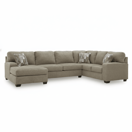 Newellen 3-Piece Sectional with Chaise Left Chaise