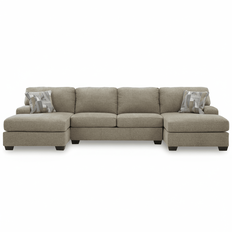 Newellen 3-Piece Sectional with Double Chaise Default Title
