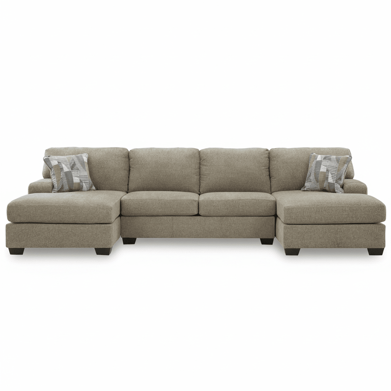 Newellen 3-Piece Sleeper Sectional with Double Chaise Default Title