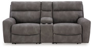 Next-Gen Durapella 3-Piece Power Reclining Loveseat with Console