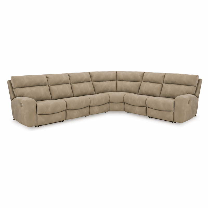 Next-Gen Durapella 6-Piece Power Reclining Sectional Sand