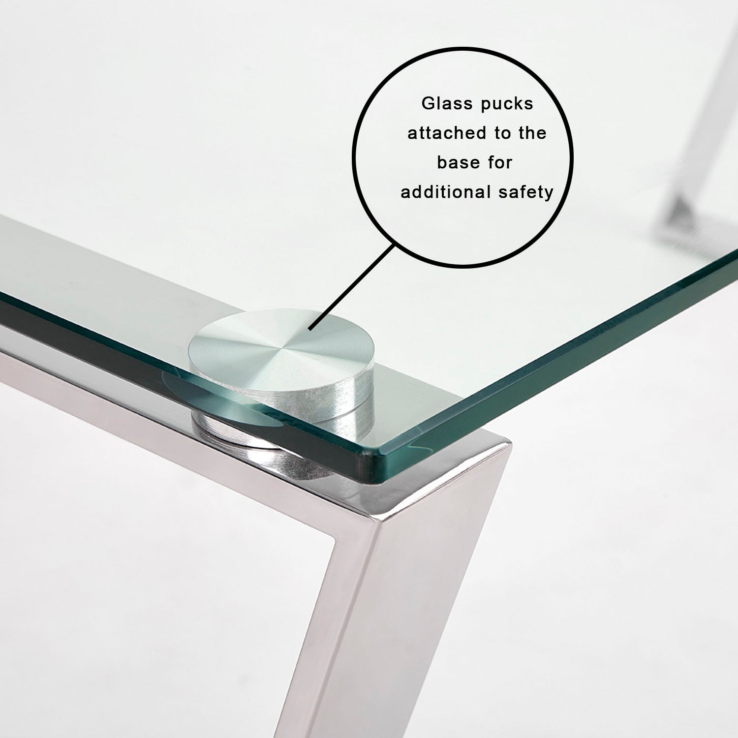 NOA COFFEE TABLE GLASS TOP