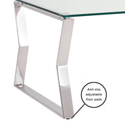 NOA COFFEE TABLE GLASS TOP