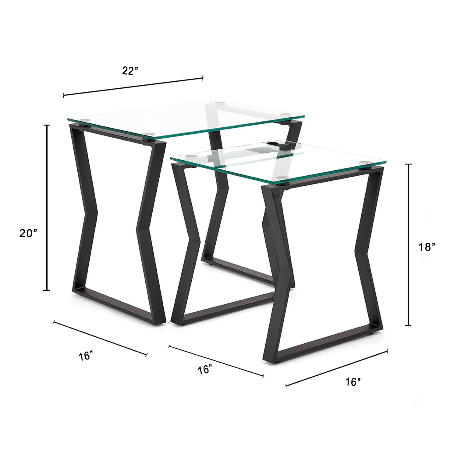 NOA Nesting End Table